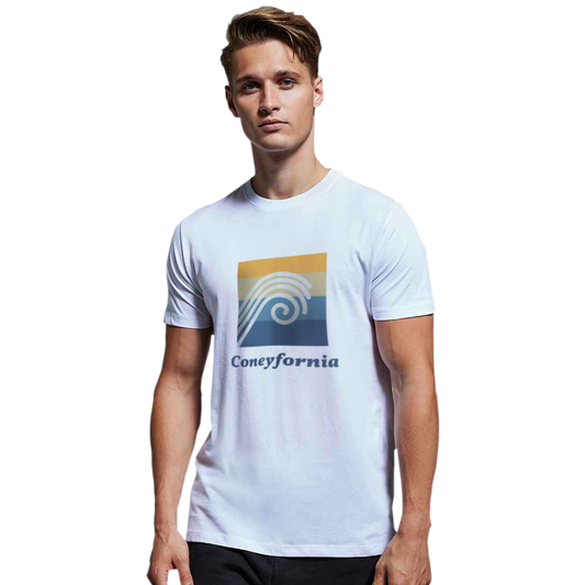 Organic Wave Coneyfornia White T-Shirt